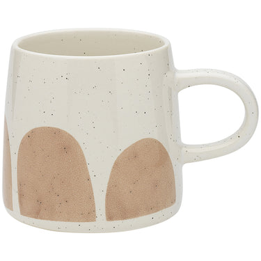 White & Pink Nomad 340ml Stoneware Mugs (Set of 2)